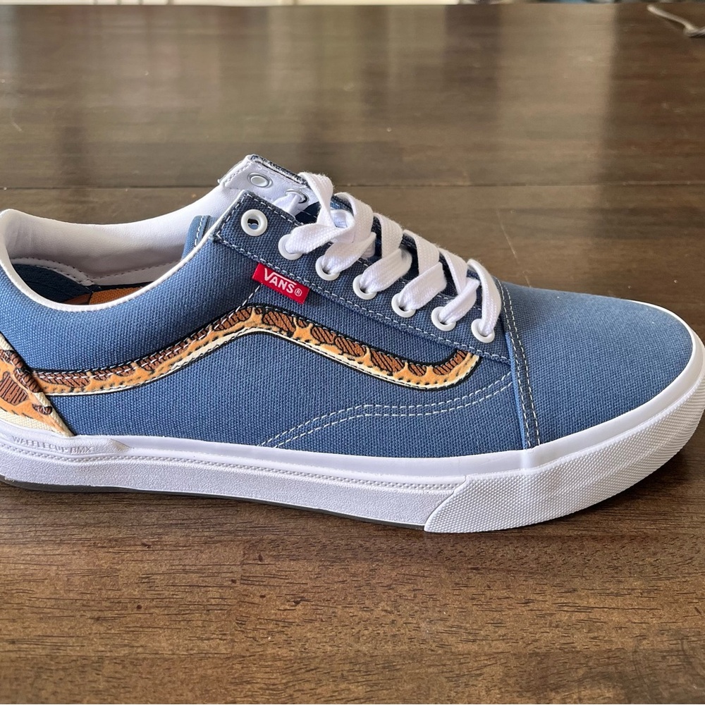 Vans Blue Canvas Skate Sneakers